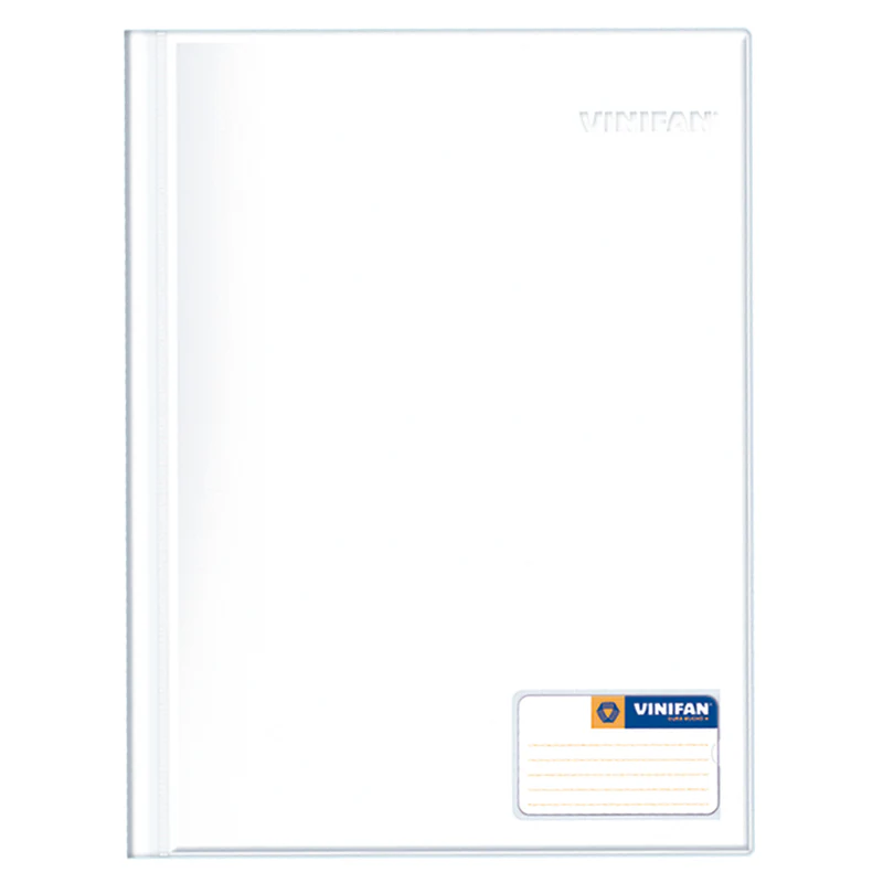 Folder Vinifan De Plástico De Tapa Oficio Con Gusano Blanco Opti